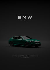 BMW M5 G90 2025 Green Front