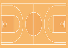 Stylized Basketball Court Mind