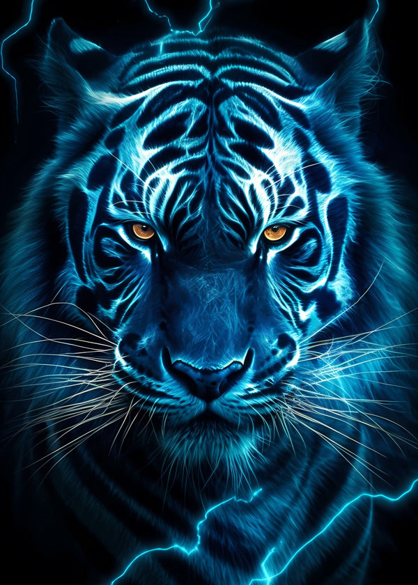 Mystical Blue Tiger