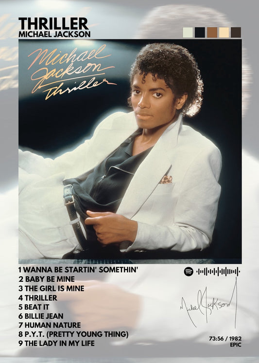 Michael Jeackson Album Cover 
