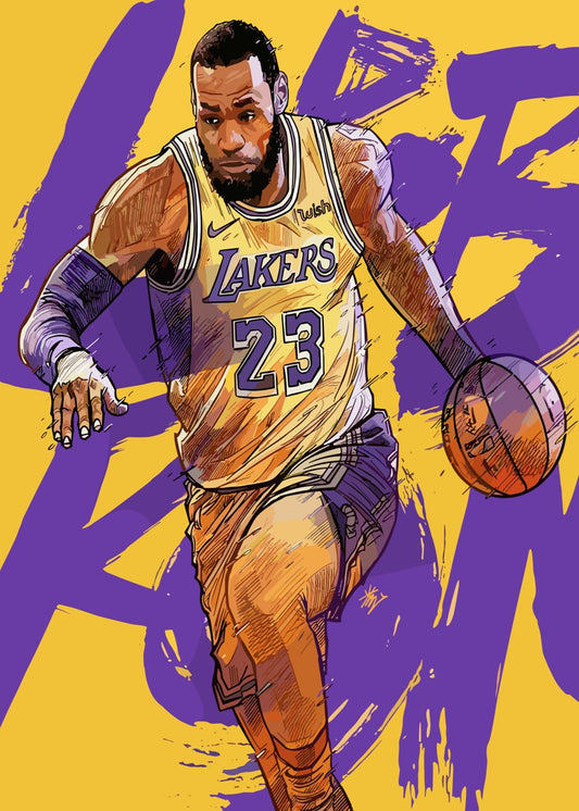 LeBron James Lakers Basketball