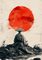Meditation under Red Sun