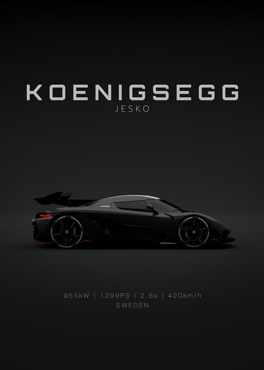 Koenigsegg Jesko Black - Specs