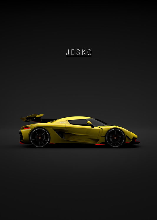 Koenigsegg Jesko Yellow