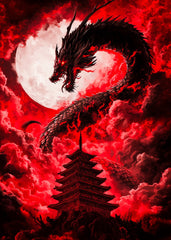 Shrine Temple and Dragon Fantasy