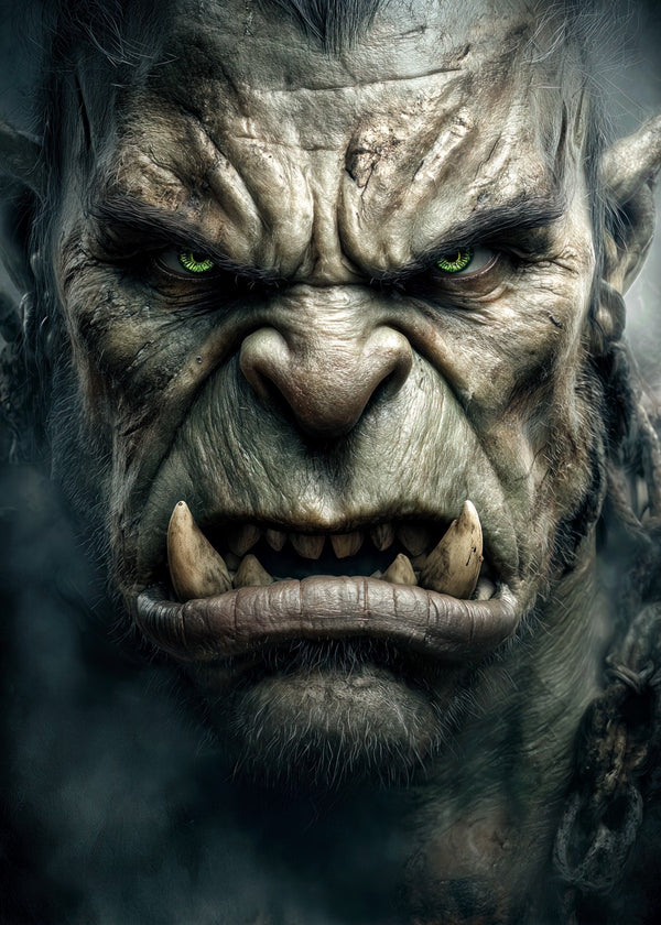 Snarling Orc Portrait
