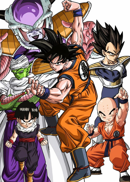 Goku Kuririn Piccolo Frieza