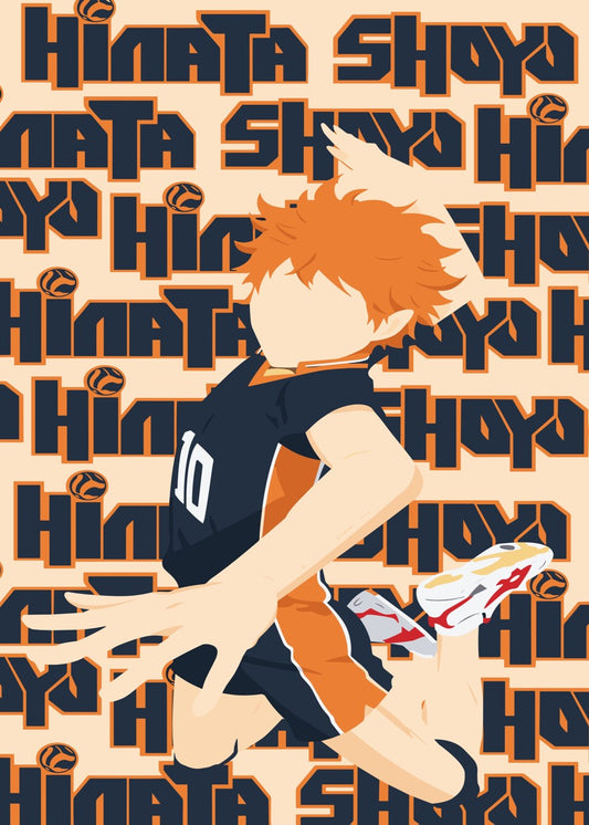 Shoyo Hinata Mid Air Spike