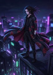 Eren Yeager Neon Night City