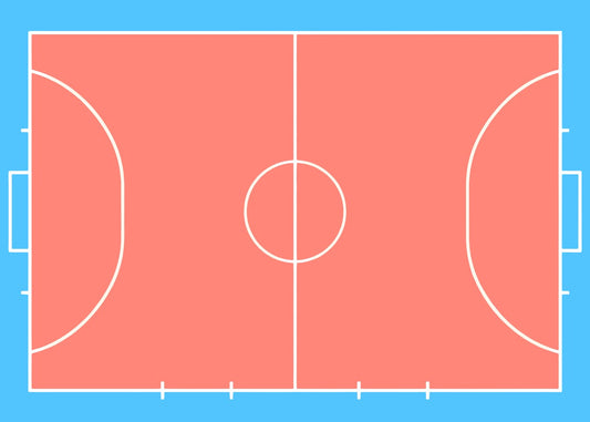 Colorful Futsal Court Layout