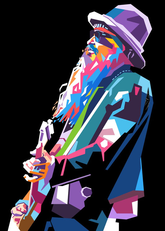 ZZ Top  pop art