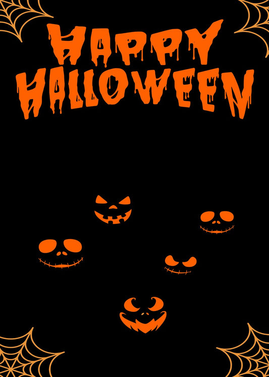 Happy Halloween Minimalist Art