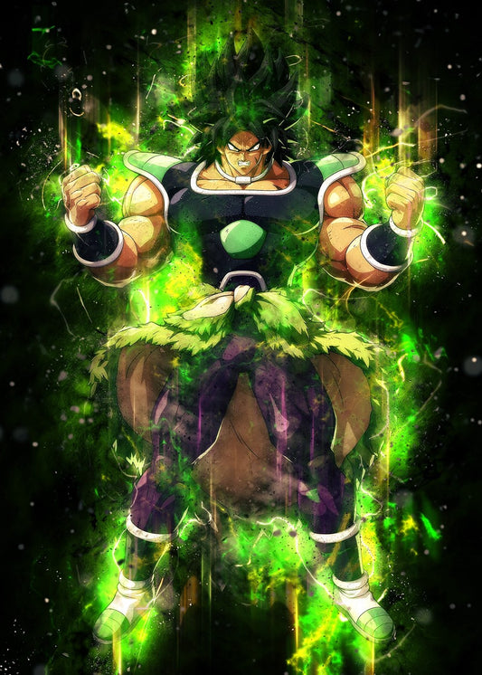 Broly with Green Power, Dragon ball