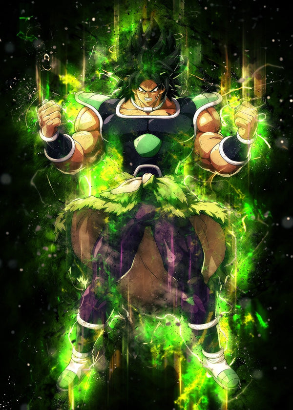 Broly with Green Power, Dragon ball