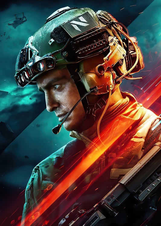 Battlefield Soldier Portrait