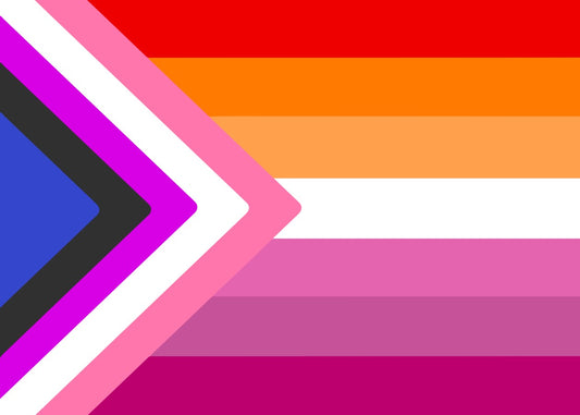 Lesbian Pride Flag Labrys