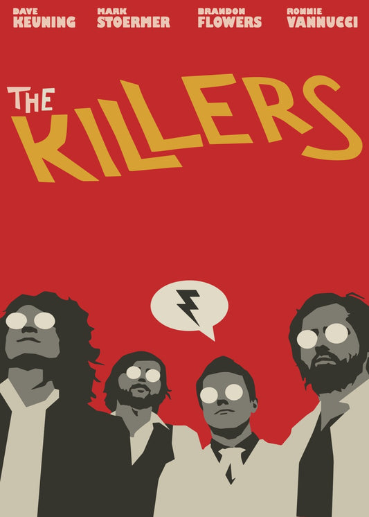 The Killers Band Poster Art