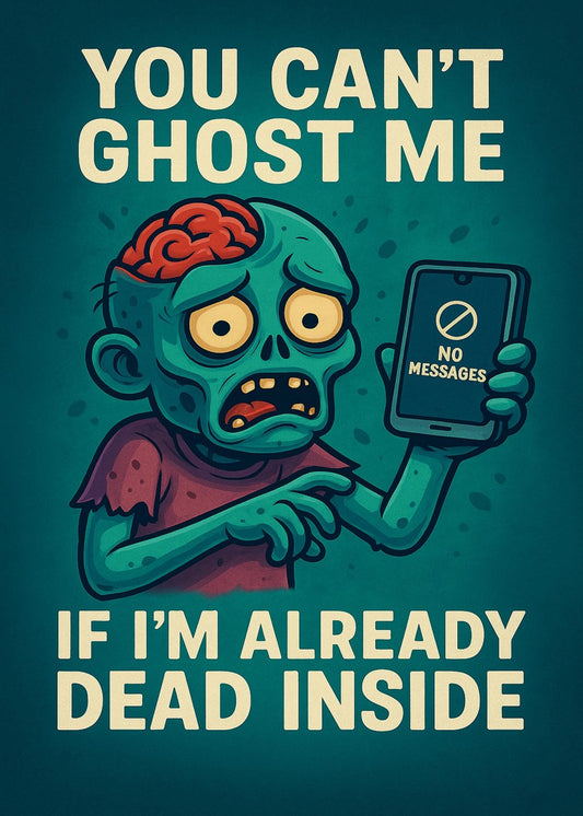 You can't ghost me meme