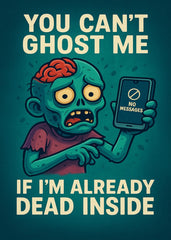 You can't ghost me meme