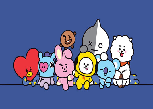 BT21 Cartoon Characters Group 