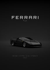 Ferrari F40 1992 - Black Front