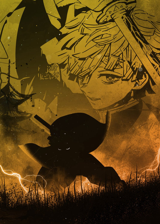 Zenitsu Agatsuma Shadow, Demon Slayer 