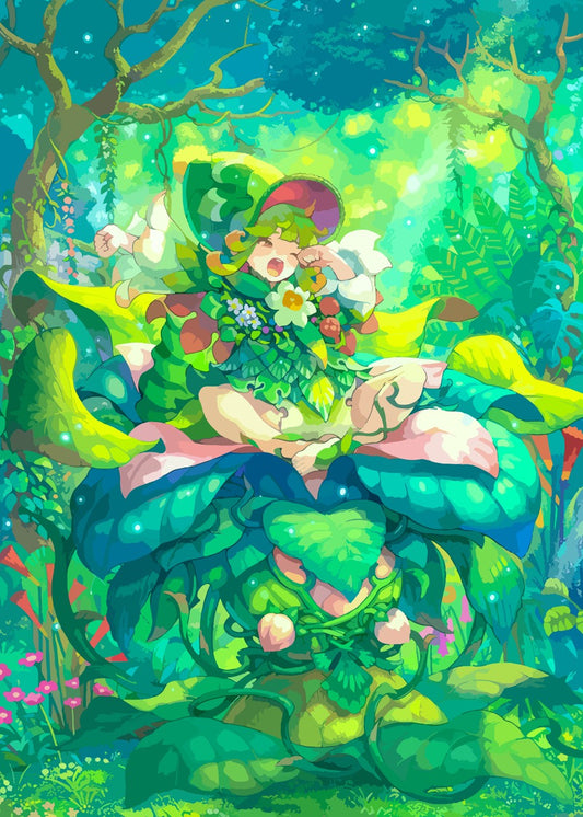 Forest Spirit In Lush Greenery