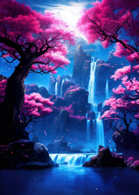 Japan Cherry Blossom Art