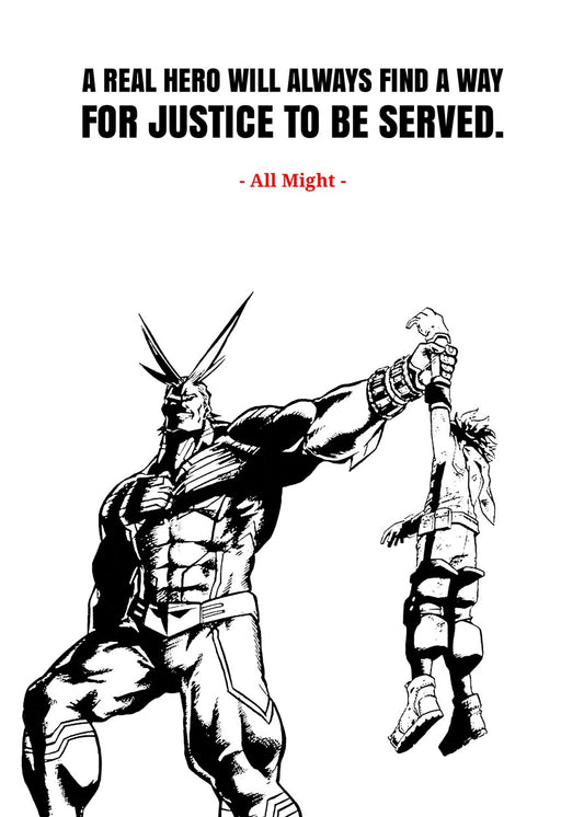 All might, My Hero Academia