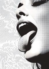Pop Ink Seduction Black White