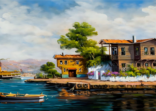 A small city harbor