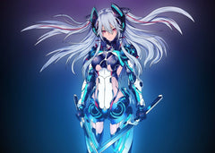 Robotic anime sword girl