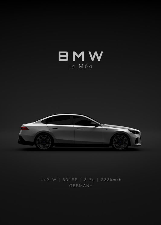 BMW i5 M60 2024 White Specs