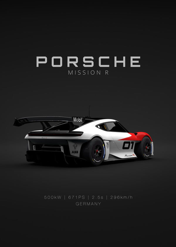 Porsche Mission R 2022 - Back