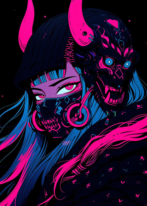 Neon Oni Cyberpunk