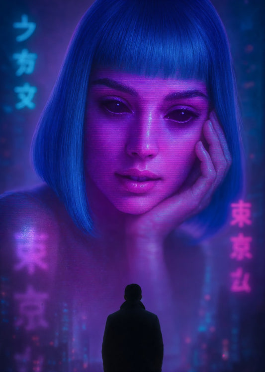 Blade Runner Neon Joi Art