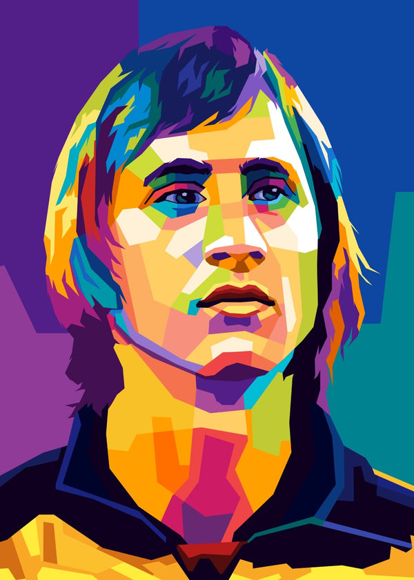 Johan Cruyff Wpap Pop Art