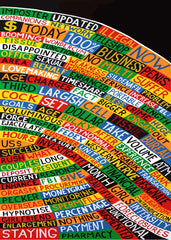 Colorful Word Spiral