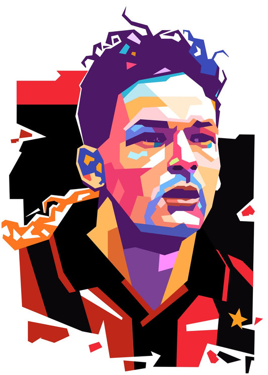 Roberto Baggio pop art