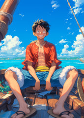 Luffy on vacation, One Piece