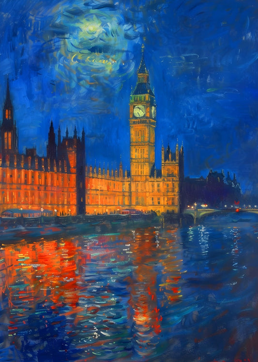 Elizabeth Tower painting