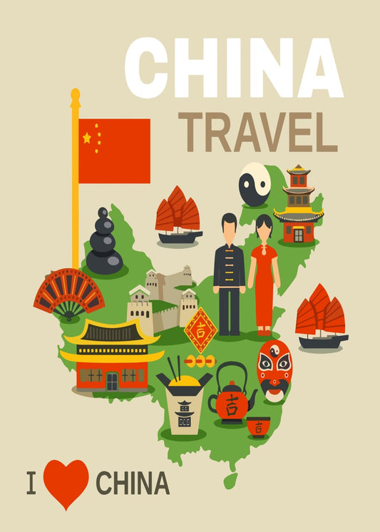 I love China Map