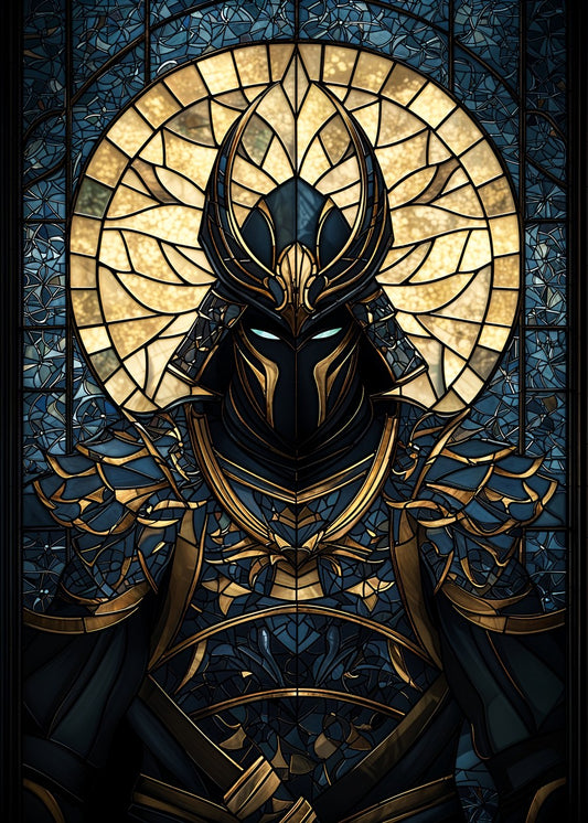 Dark Knight Stained Glass