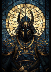 Dark Knight Stained Glass