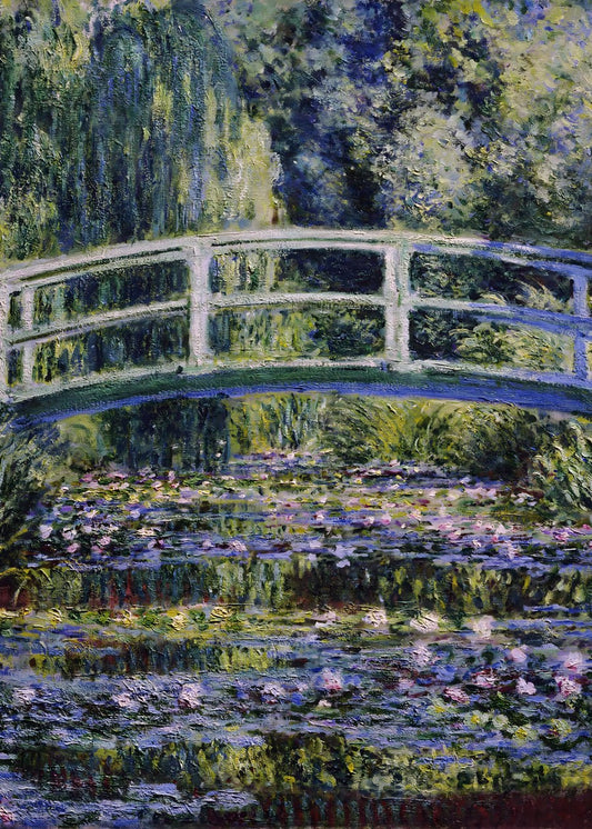 The Water Lily Pond by Claude Monet