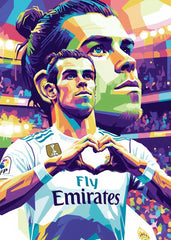 Gareth Bale pop art