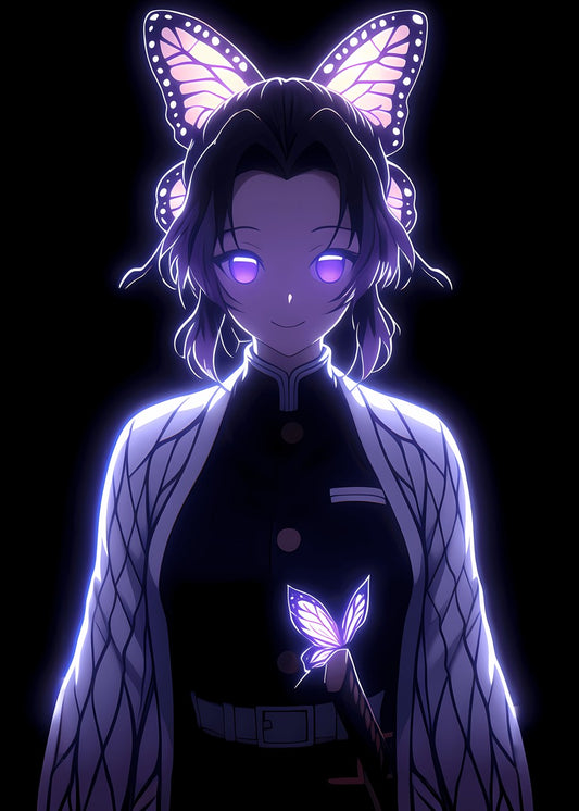 Shinobu Kochō portrait, Demon Slayer Kimetsu no Yaiba