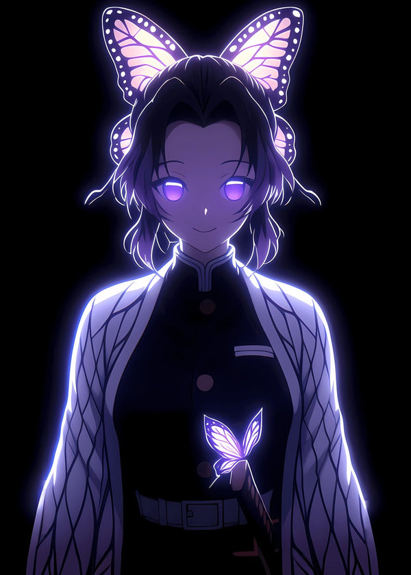 Shinobu Kochō portrait, Demon Slayer Kimetsu no Yaiba