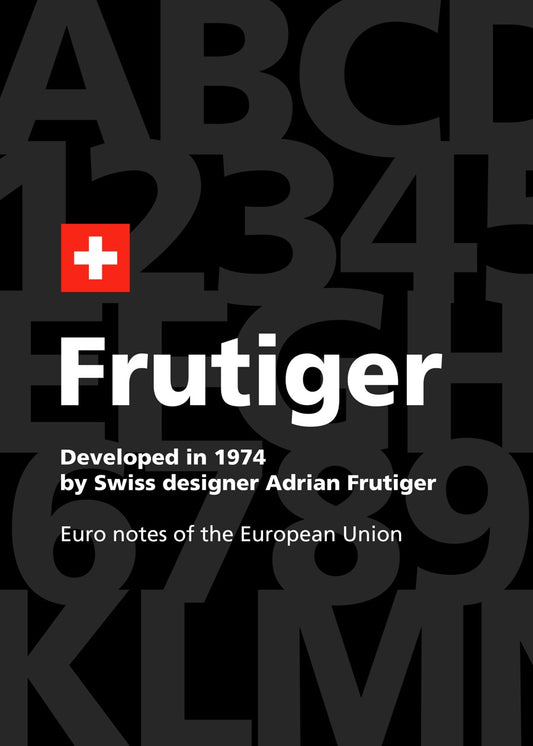 Frutiger font, 1974