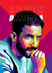 Ruben Amorim in WPAP Style